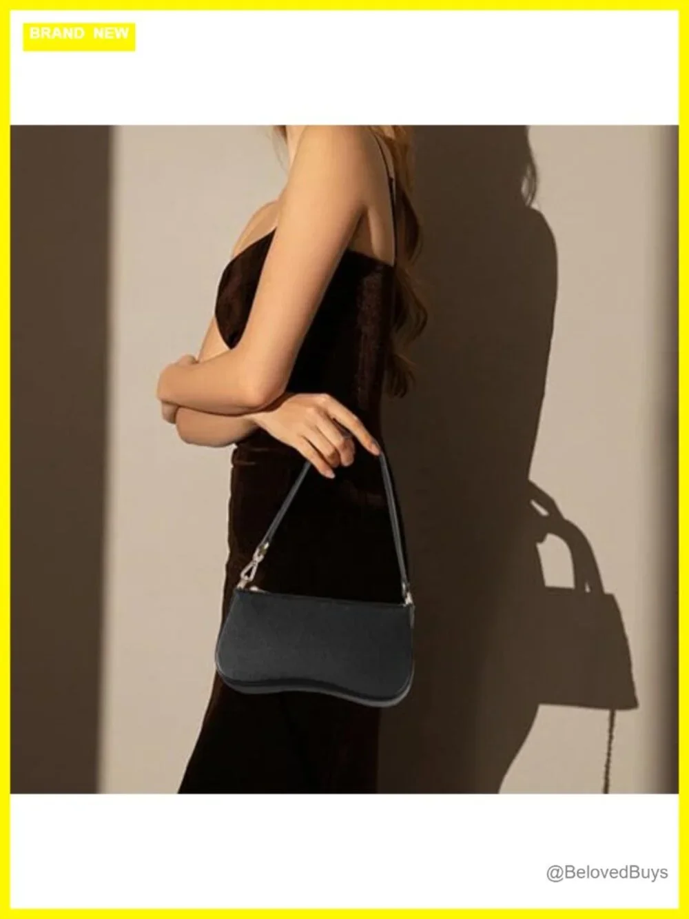 Small Hobo Shoulder Bag Women Vegan Leather Zipper Crossbody Purse